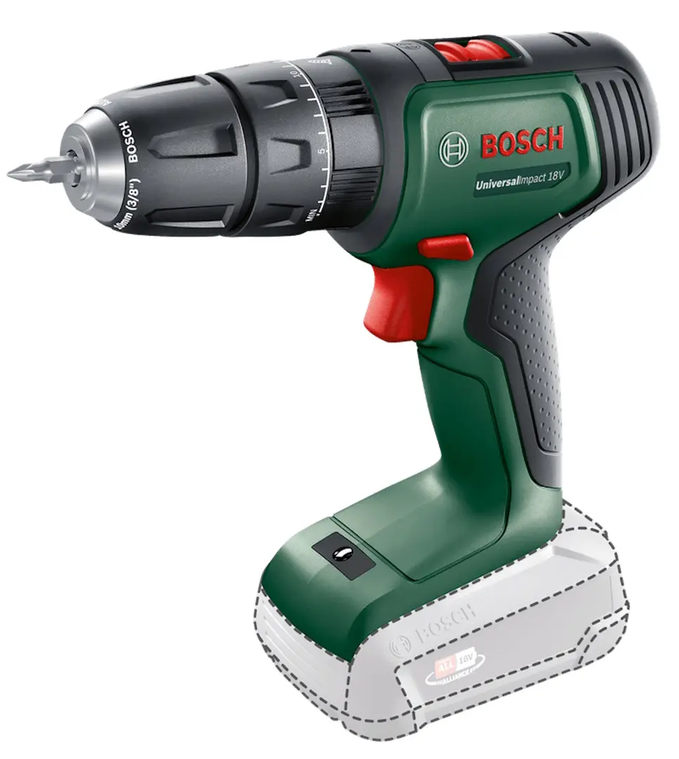 Дрель-шуруповерт аккумуляторная Bosch UniversalImpact 18V (06039D4103) - 2