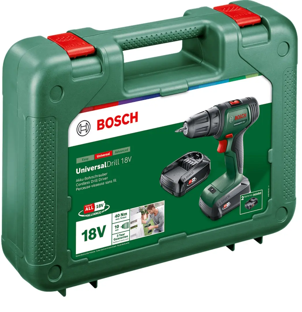 Masina de gaurit si insurubat cu acumulator Bosch UniversalDrill 18V (06039D4002)