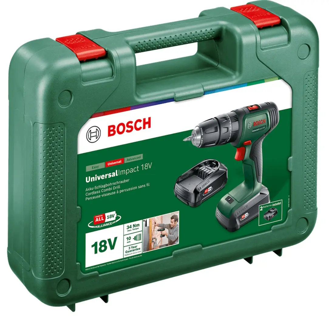 Masina de gaurit si insurubat cu acumulator Bosch UniversalImpact 18V (06039D4102)