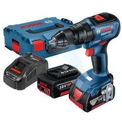 Ударная дрель-шуруповёрт Bosch Professional GSB 18V-50 + Akku Li-Ion 5Ahx2 + L-Boxx