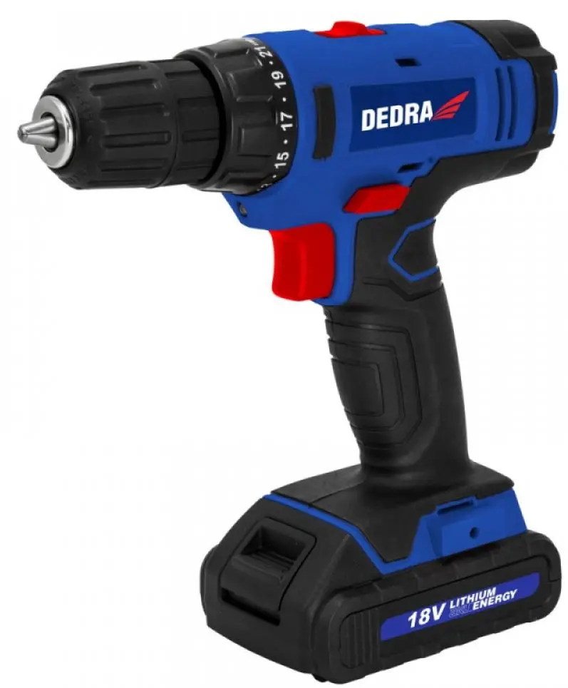 Дрель-шуруповерт аккумуляторная Dedra DED7880 - 2