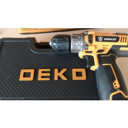 Masina de gaurit cu acumulator Deko Tools DKCD12XL01-5S3 (Yellow/Black) Thumb