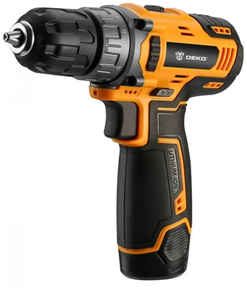 Masina de gaurit cu acumulator Deko Tools DKCD12XL01-5S3 (Yellow/Black)