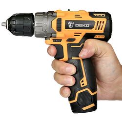 Аккумуляторная дрель-шуруповерт Deko Tools DKCD12XL01-H5 (Yellow/Black) Thumb