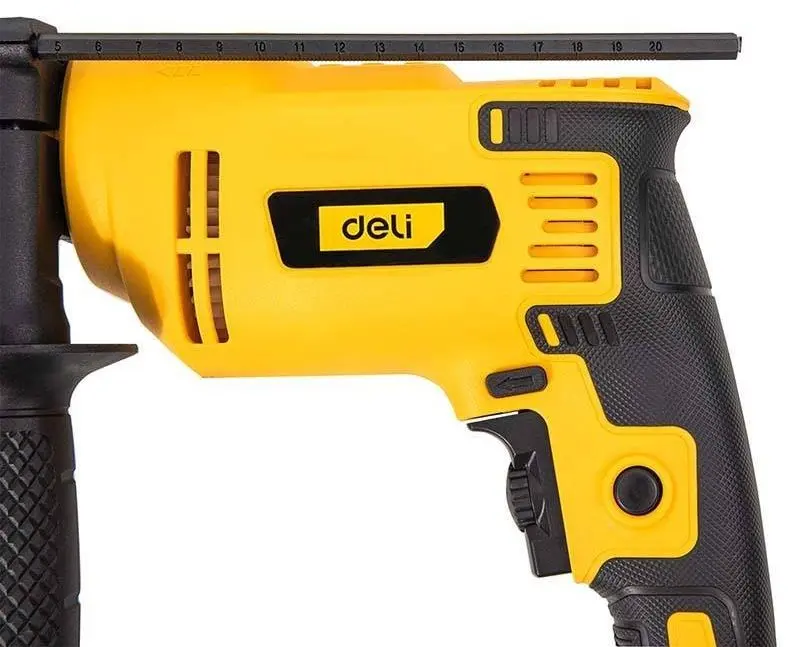 Masina de gaurit si insurubat cu percutie Deli Tools EDL-CZ13-E2