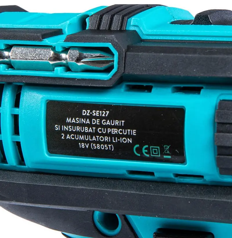 Дрель-шуруповерт ударный аккумуляторная Detoolz DZ-SE127 - 3