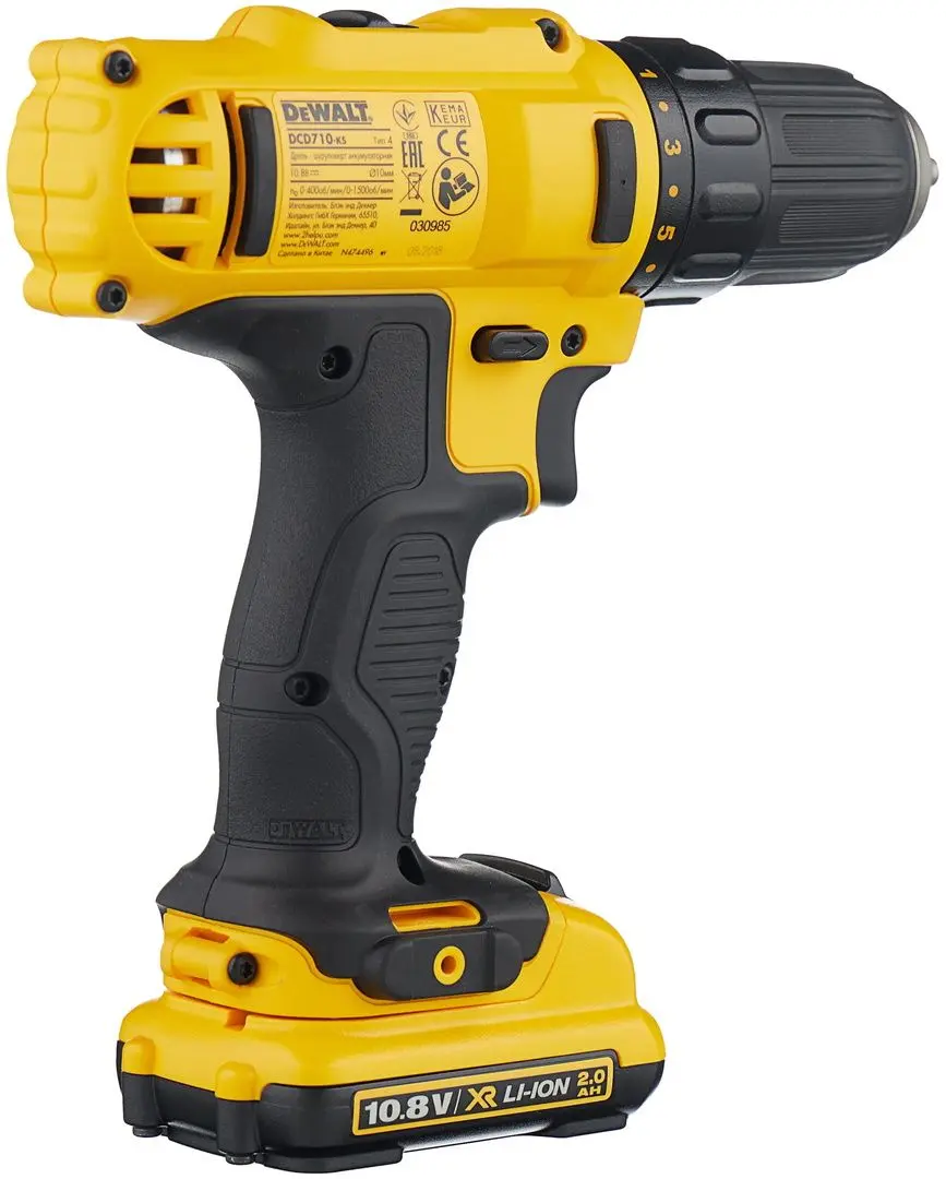 Masina de gaurit si insurubat cu acumulator Dewalt DCD710D2-QW