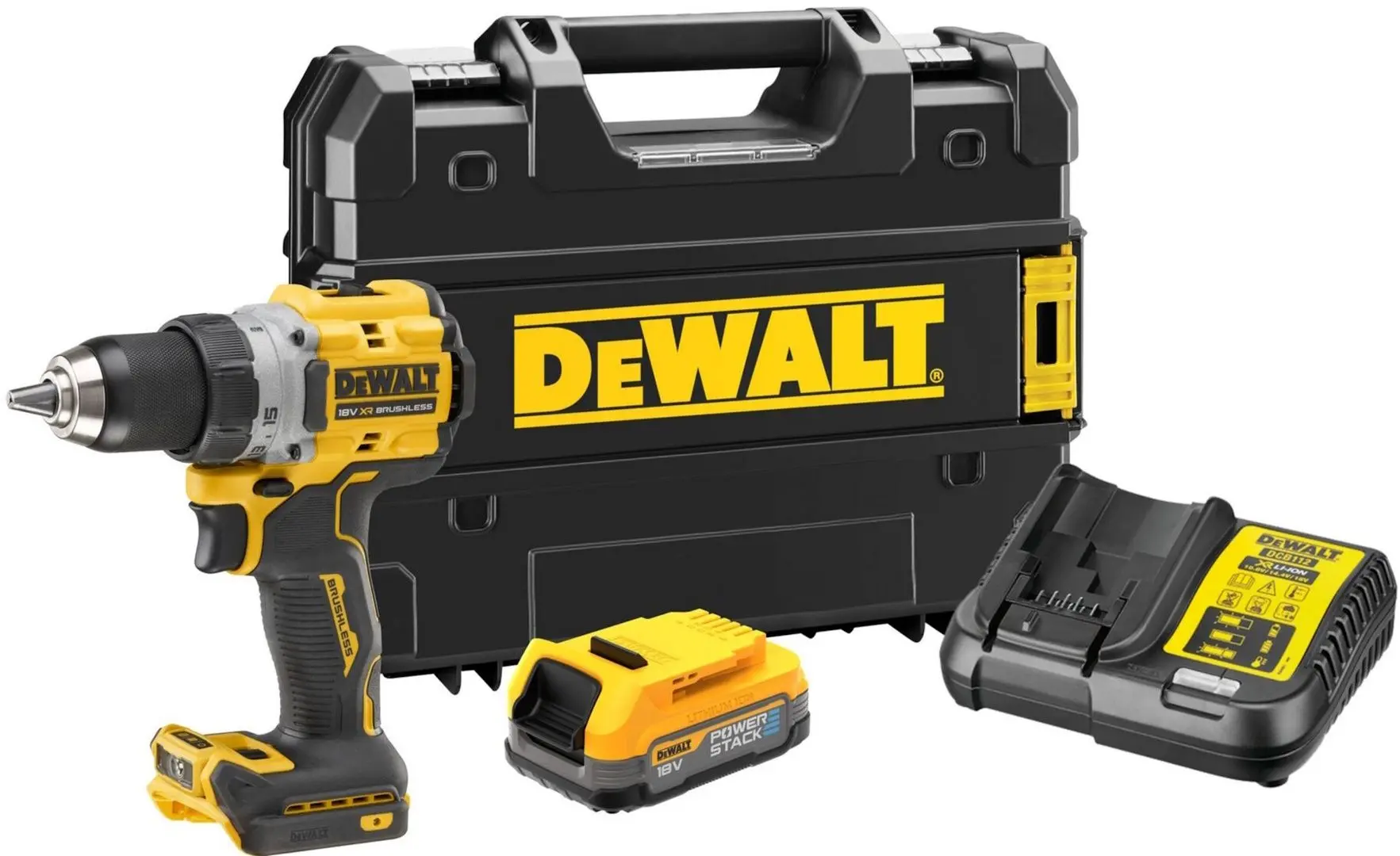 Masina de gaurit si insurubat cu acumulator DeWALT DCD800E1T-QW Set