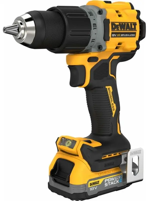 Masina de gaurit si insurubat cu acumulator Dewalt DCD800E2T-QW + DCBP 18V 2x1.7Ah + DCB115 + TSTAK