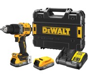 Аккумуляторная дрель-шуруповерт Dewalt DCD800E2T-QW + DCBP 18V 2x1.7Ah + DCB115 + TSTAK