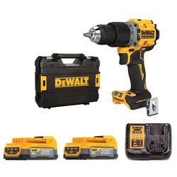 Masina de gaurit si insurubat cu acumulator Dewalt DCD805E2T-QW + DCBP 18V 2x1.7Ah + TSTAK