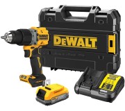 Masina de gaurit si insurubat cu impact si acumulator DeWALT DCD805E1T Set