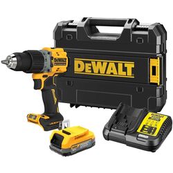 Masina de gaurit si insurubat cu impact si acumulator DeWALT DCD805E1T Set