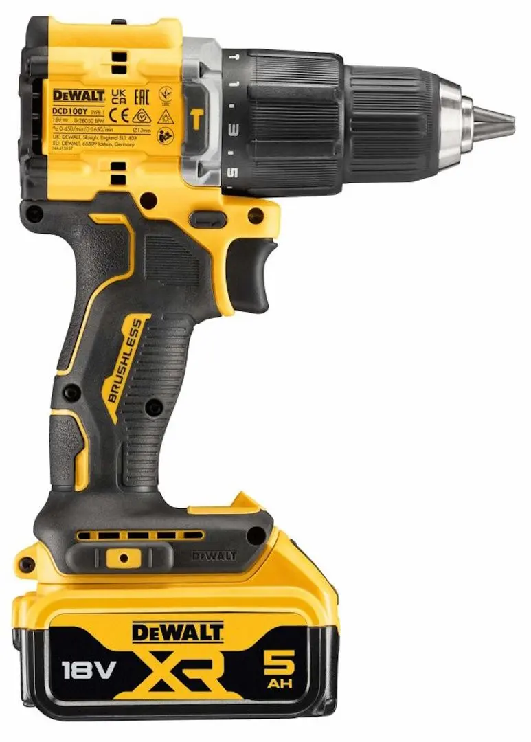 Masina de gaurit si insurubat cu acumulator Dewalt DCD100YP2T