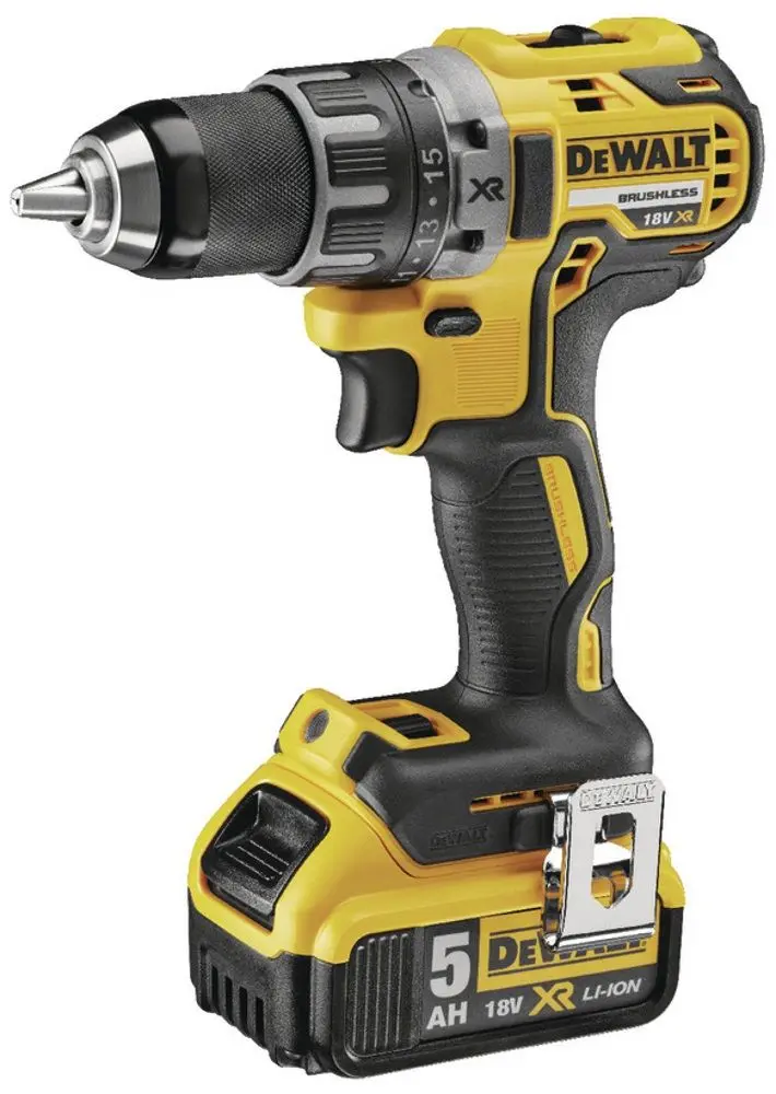Дрель-шуруповерт аккумуляторная Dewalt DCD791P2-QW XR BL