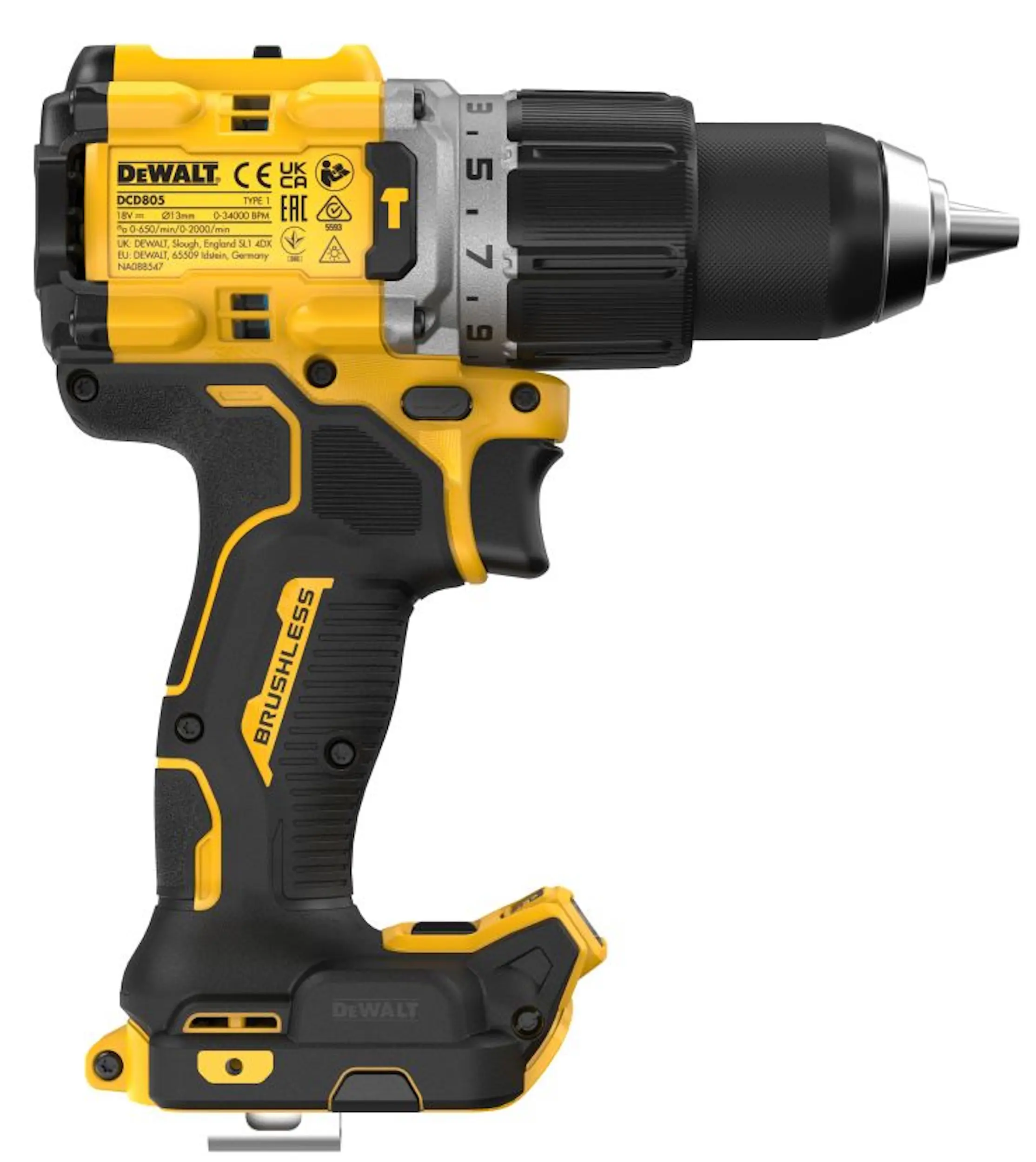 Masina de gaurit si insurubat cu acumulator Dewalt DCD805P2T-QW XR BL - 2