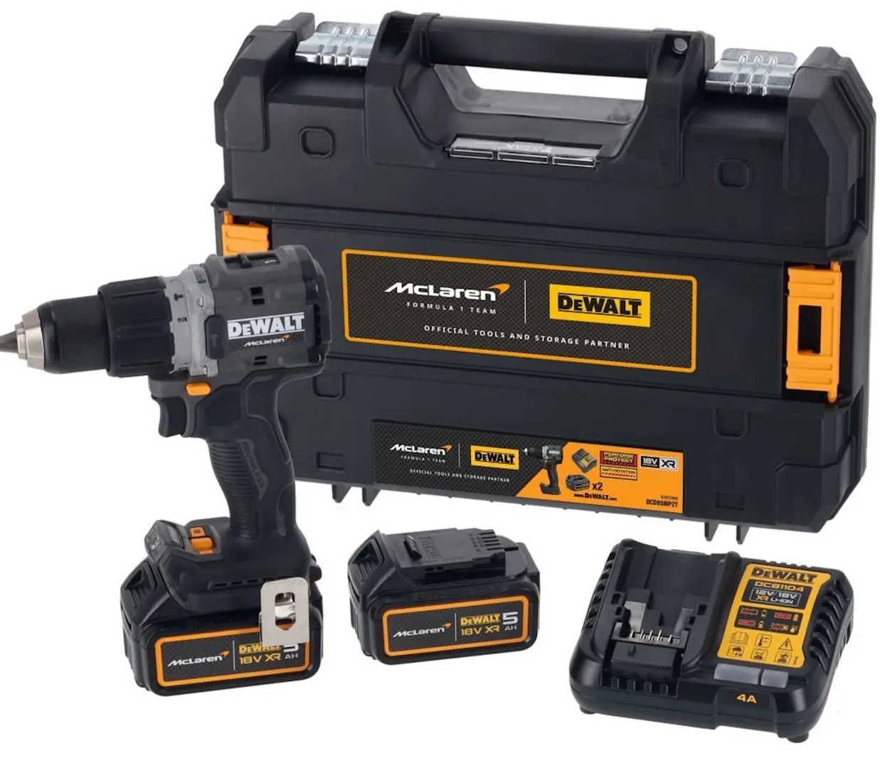 Дрель-шуруповерт аккумуляторная Dewalt DCD85MP2T-QW