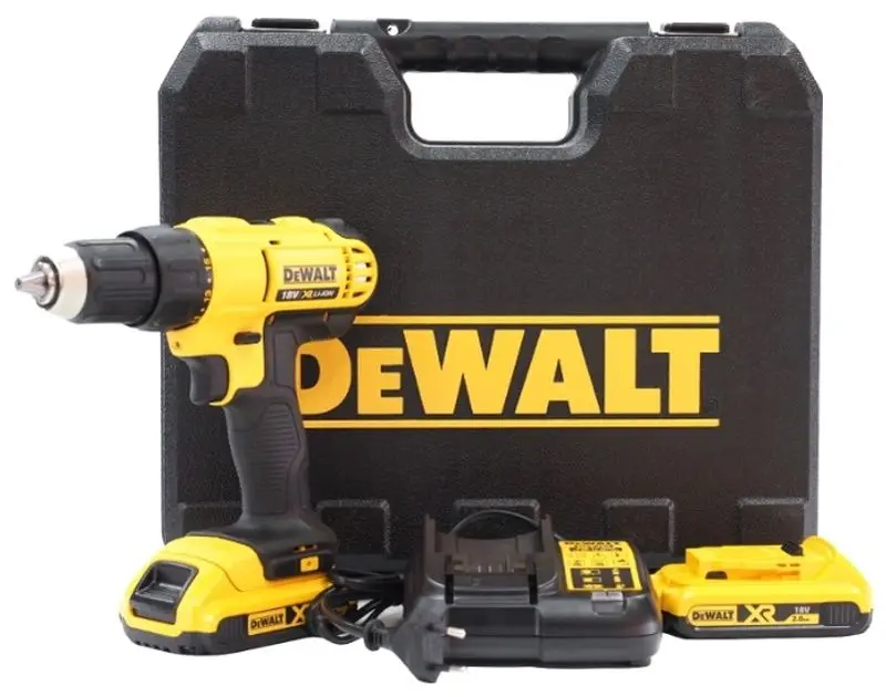 Masina de gaurit si insurubat cu acumulator Dewalt XR DCD771D2 (Yellow/Black)