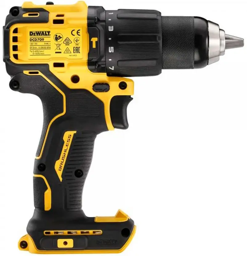 Masina de gaurit si insurubat cu impact si acumulator Dewalt DCD709N Solo
