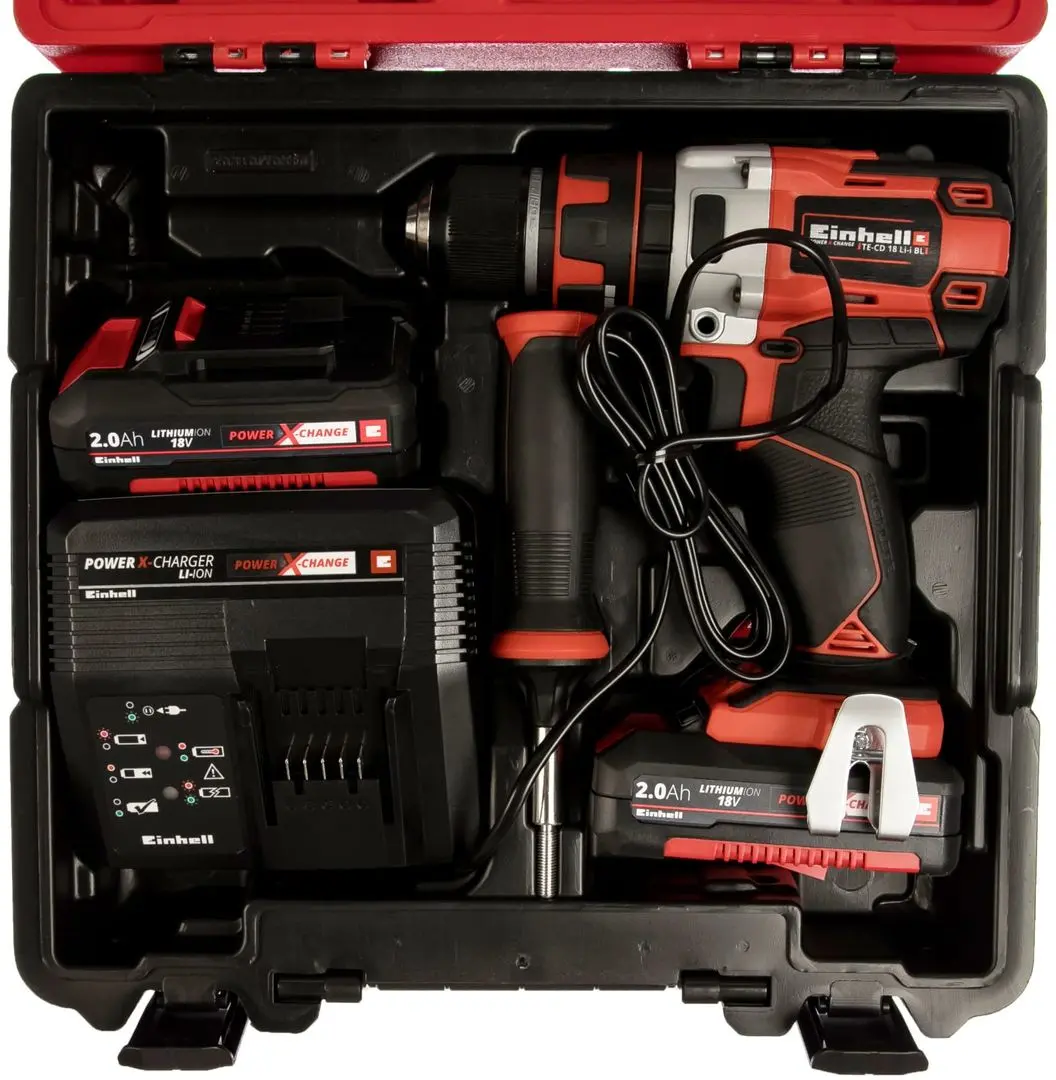 Masina de gaurit si insurubat cu impact si acumulator Einhell TE-CD 18 Li-i BL - 2