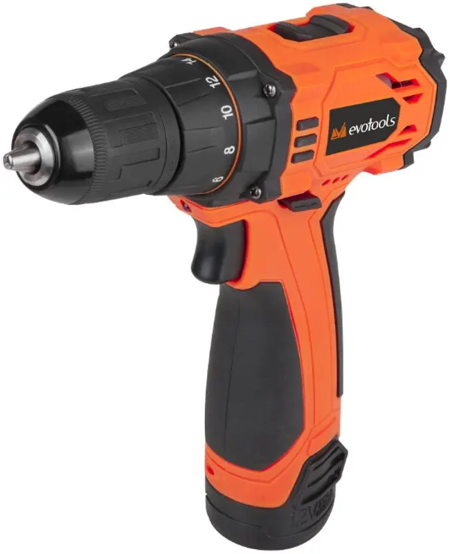 Masina de gaurit si insurubat cu acumulator Evotools Epto CD 677743 2x2.0Ah Set