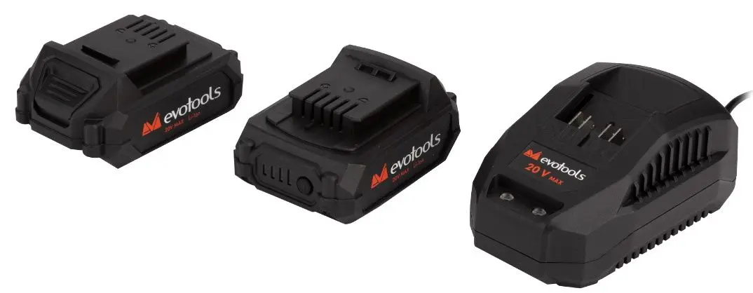 Masina de gaurit si insurubat cu impact si acumulator Evotools Max 20V Power 682607 2x2.0Ah