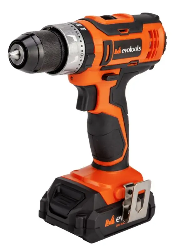 Masina de gaurit si insurubat cu impact si acumulator Evotools Max 20V Power 682607 2x2.0Ah