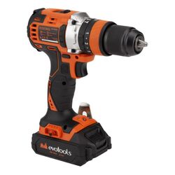 Аккумуляторная ударная дрель-шуруповерт Evotools Max 20V Power 682608 2x2.0Ah Thumb