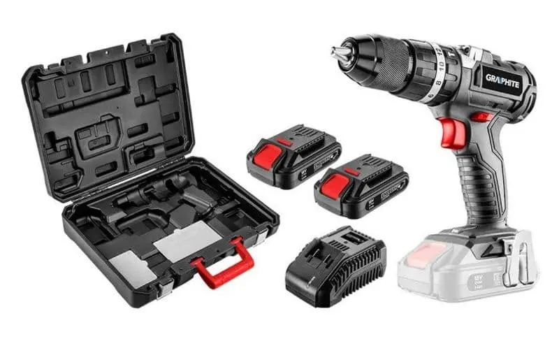 Аккумуляторная дрель-шуруповерт Graphite Energy+ 58G022-SET2