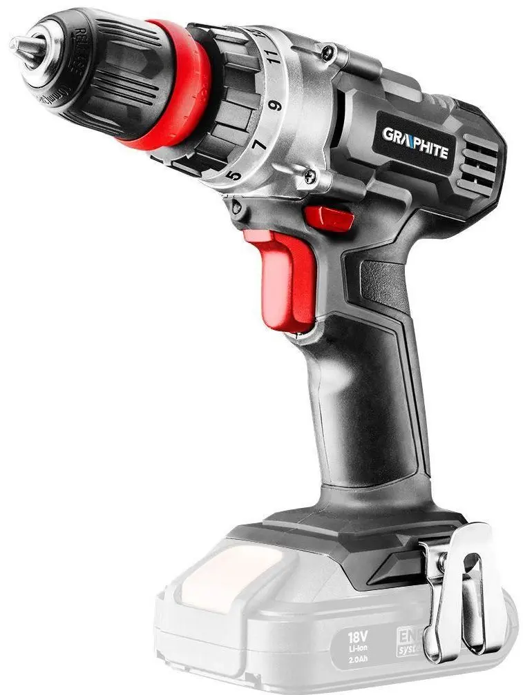 Дрель-шуруповерт аккумуляторная Graphite Energy+ 58G022
