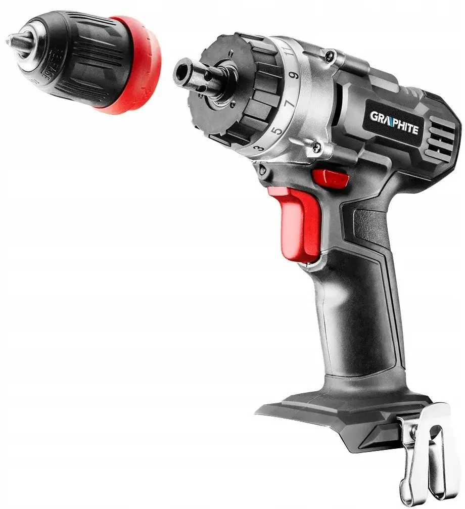 Дрель-шуруповерт + набор инструментов Graphite 58G022-PS15