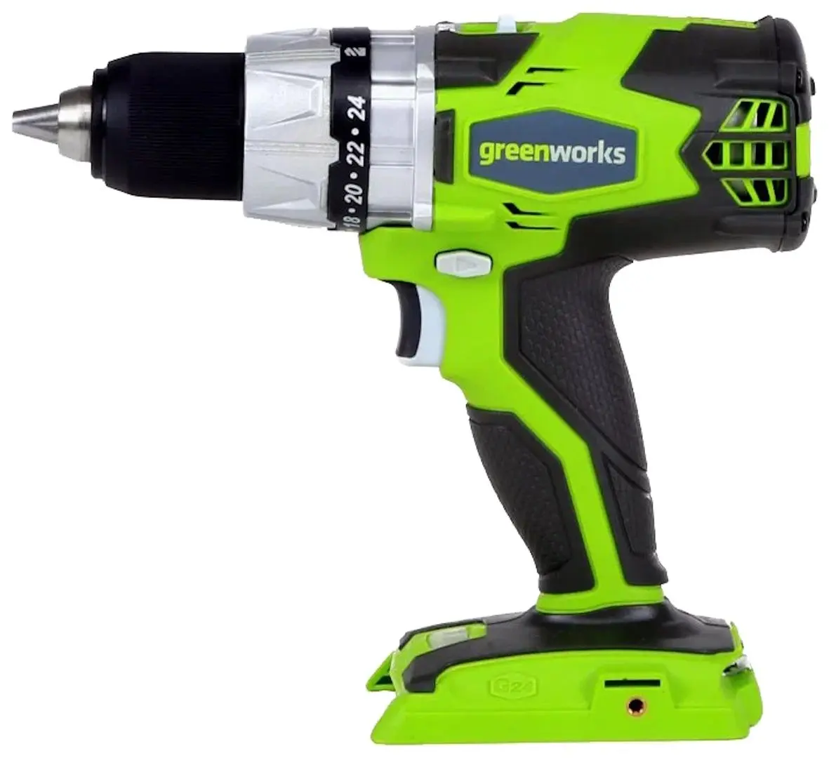 Masina de gaurit si insurubat cu acumulator GreenWorks GD24DD