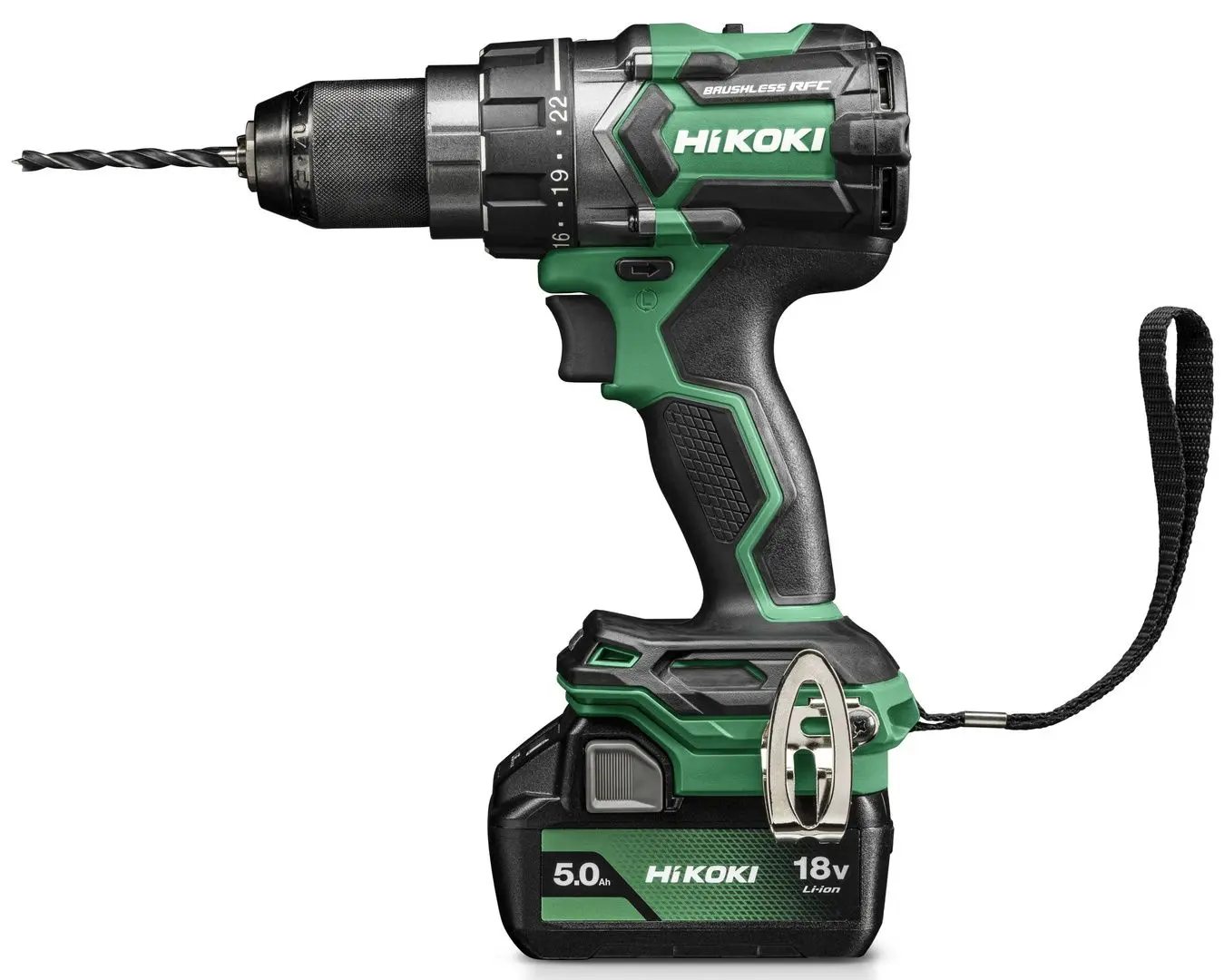 Аккумуляторная дрель-шуруповерт Hikoki DS18DCWPZ 2x5Ah