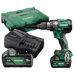 Masina de gaurit si insurubat cu acumulator Hikoki DS18DCWPZ 2x5Ah