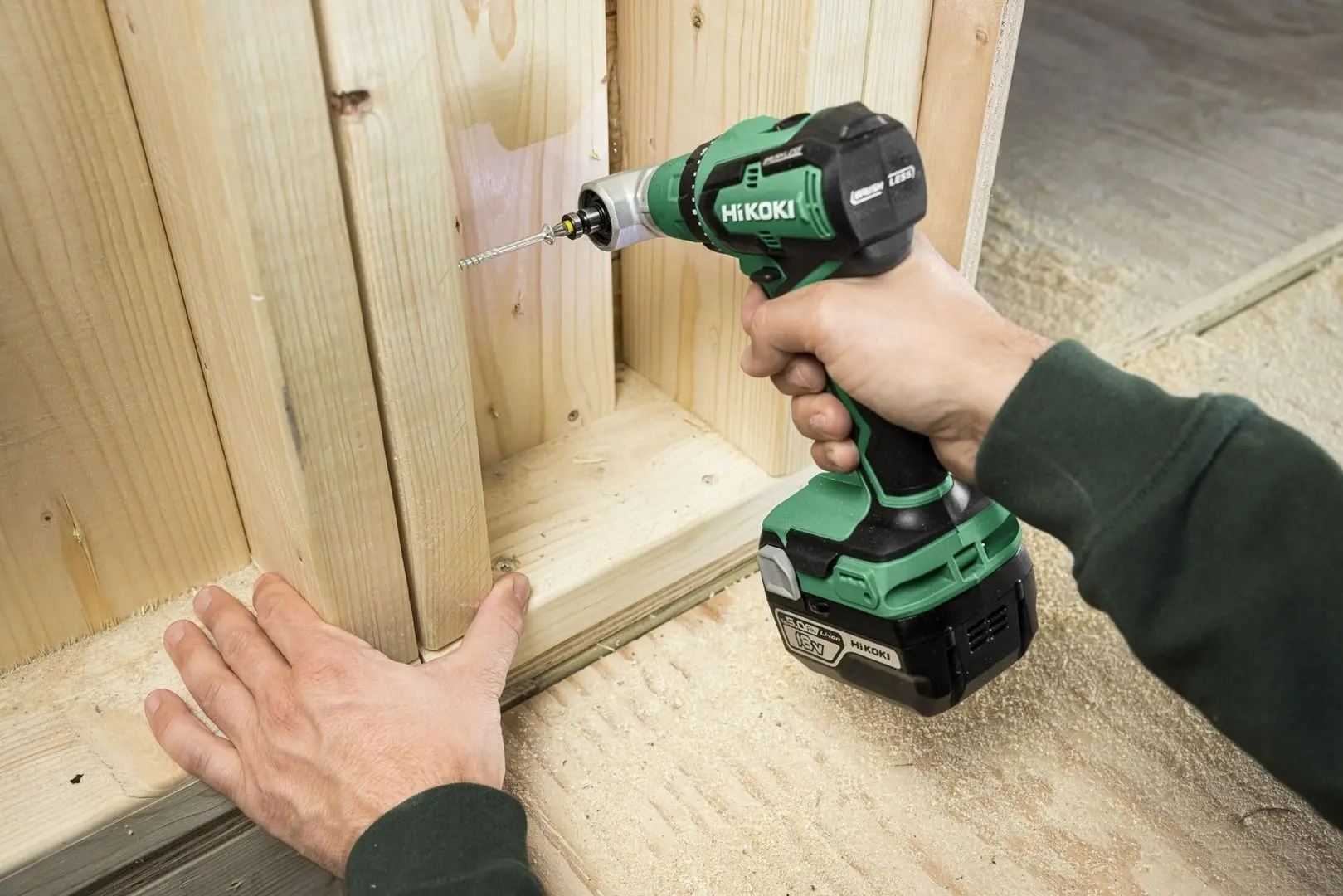 Аккумуляторная дрель-шуруповерт Hikoki DS18DDQWSZ