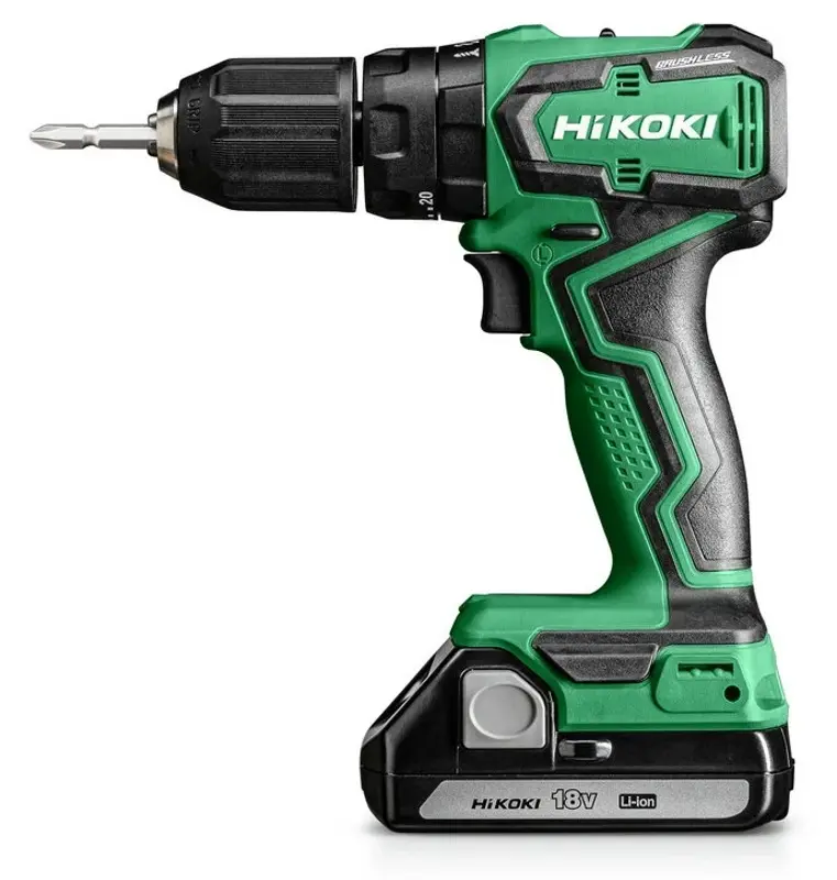 Аккумуляторная ударная дрель-шуруповерт Hikoki DV18DDWPZ 2x5Ah