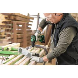 Аккумуляторная ударная дрель-шуруповерт Hikoki DV18DAWCZ 2x2Ah Thumb