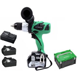 Masina de gaurit si insurubat  cu impact si acumulator Hitachi DV18DBL-RJ Thumb