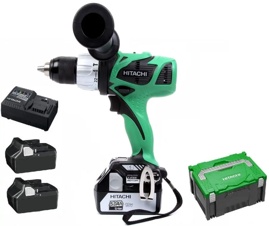 Masina de gaurit si insurubat  cu impact si acumulator Hitachi DV18DBL-RJ