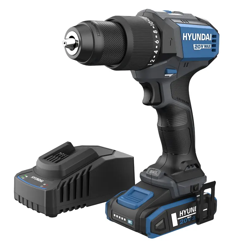 Аккумуляторная ударная дрель-шуруповерт Hyundai HD20X-60TT