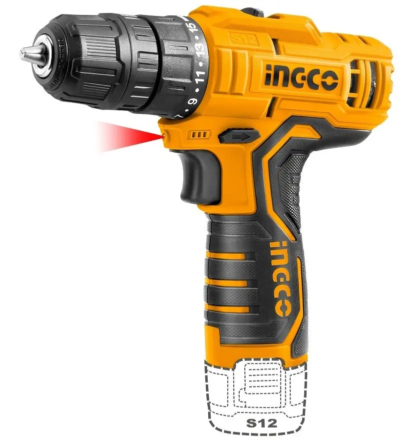Masina de gaurit si insurubat cu acumulator Ingco CDLI12208 - 2