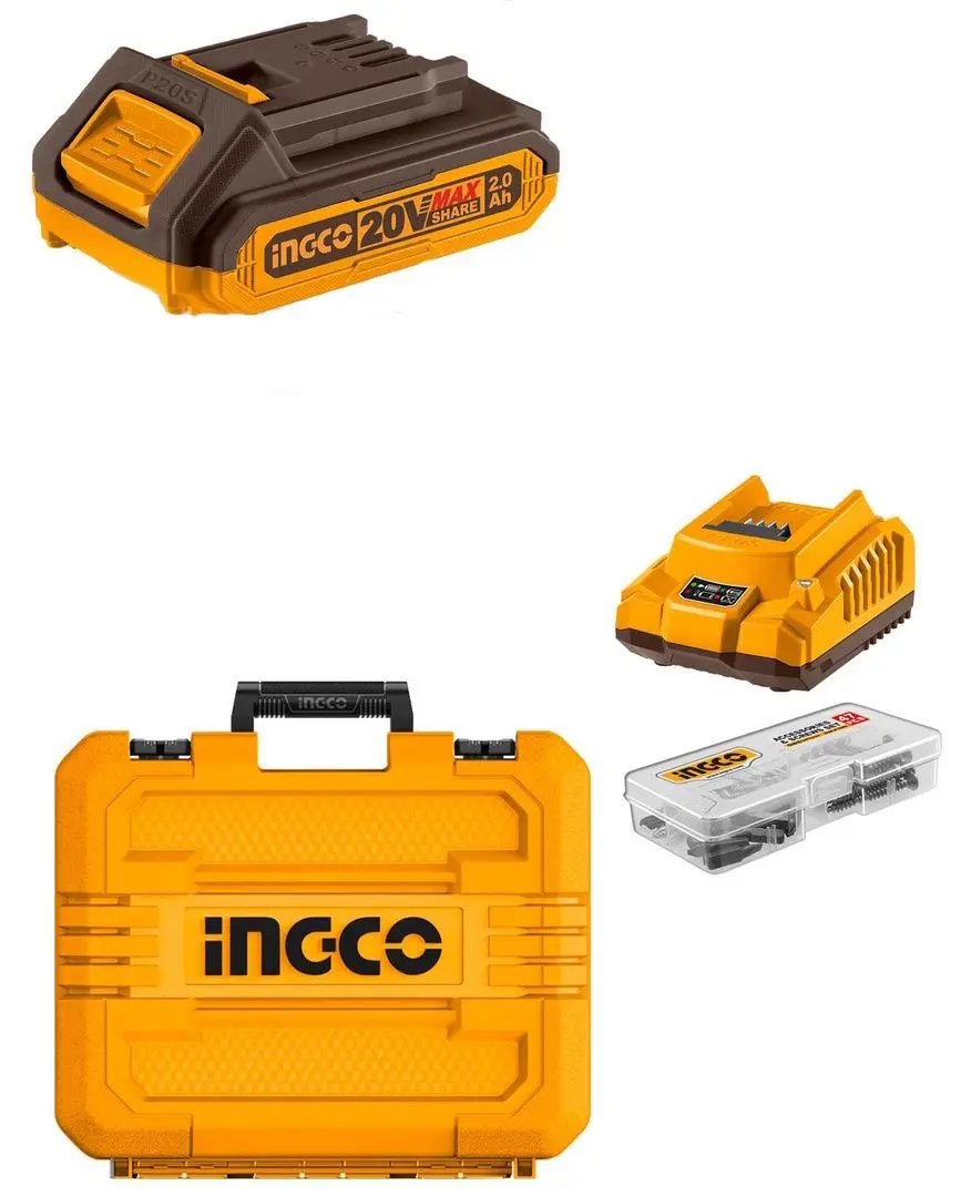 Masina de gaurit si insurubat cu acumulator Ingco CDLI200528 - 3