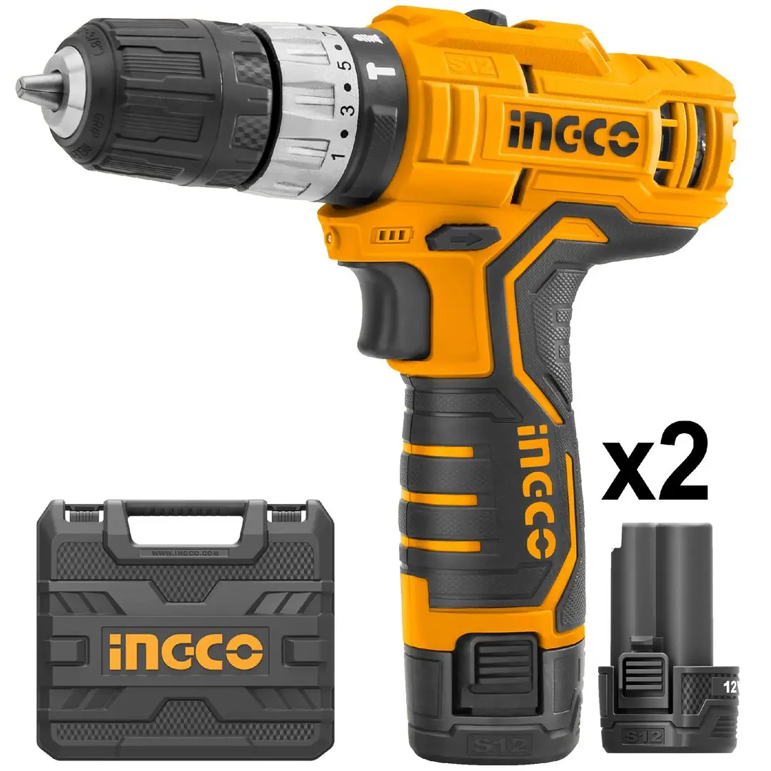 Masina de gaurit si insurubat cu acumulator Ingco CIDLI1232E 12V - 2