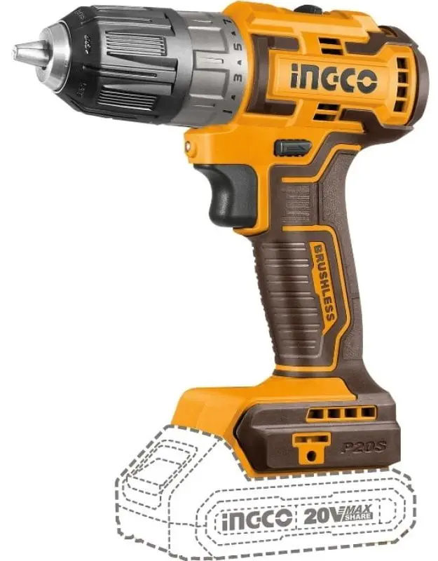 Masina de gaurit si insurubat cu impact si acumulator Ingco CIDLI20508 - 2