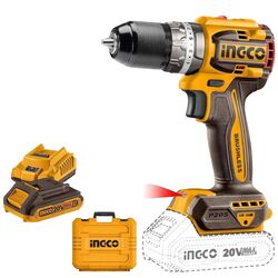 Masina de gaurit si insurubat cu acumulator Ingco Industrial CIDLI20602 20V 2x2Ah
