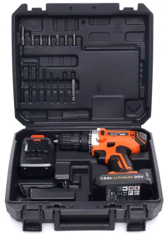 Аккумуляторная дрель-шуруповерт Kraft&Dele Professional KD3067 2x1.5Ah Set
