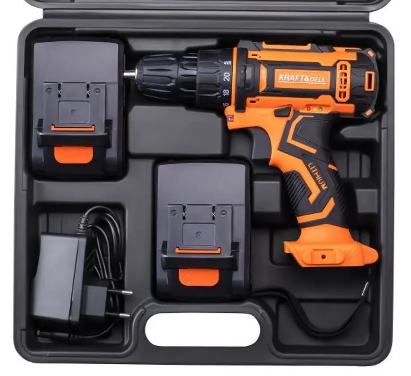 Masina de gaurit si insurubat cu acumulator Kraft&Dele KD3353 Set