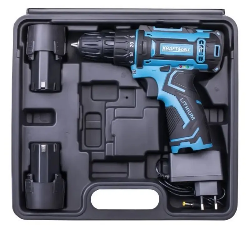 Masina de gaurit si insurubat cu acumulator Kraft&Dele KD3354 Set