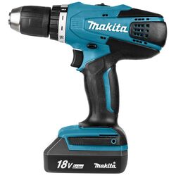 Masina de gaurit si insurubat cu acumulator Makita DDF453RFE (Blue/Black) Thumb