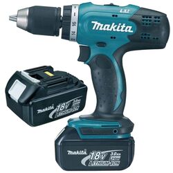Masina de gaurit si insurubat cu acumulator Makita DDF453RFE (Blue/Black) Thumb